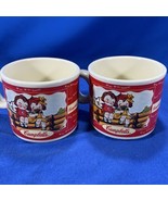 1998 Campbell's Kids Soup Mugs - Set Of 2 Houston Harvest  Spring/Summer Design  - $15.88