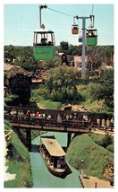 River Boats and Astrolift at Six Flags over Texas Boat Postcard  - £7.08 GBP