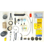 Mixed Lot Camera Accessories-Cap Sync Cord Tri Pod Filter Case Bracket C... - €49,05 EUR