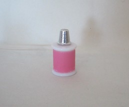 Avon Pink Thread and Thimble Bottle, empty , no box - $5.00