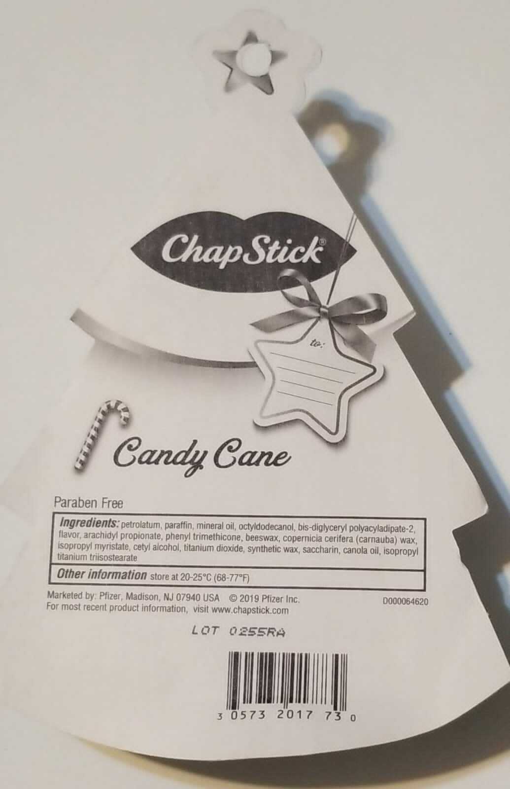ChapStick Protective Care Lip Balm Candy Cane 0.15 Ounce (Pack of 5) (LOC C-8) Item image 2