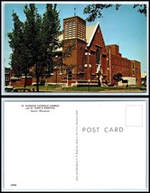 WISCONSIN Postcard - Sparta, St. Patrick&#39;s Church &amp; St. Mary&#39;s Hospital L2 - £2.32 GBP