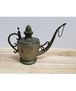 Vintage 1896 Antique Sternau Co. Brass Aladdin Alcohol Flagon Oil Lamp Pot - $236.72