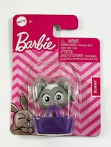 Mattel BARBIE Doll Accessory Pet 2” Figure BUNNY w/ Basket &amp;  (Missing)C... - $94.04 MXN
