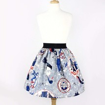 Rockabilly Sailor Jerry Nautical A-line Elastic Skirt - £31.41 GBP