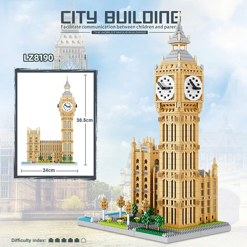  building elizabeth tower 3d model building blocks city street view collector s edition thumb200