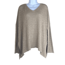 Talula Womens Size Medium Sweater Tan V Neck Long Sleeve Rayon Spandex S... - £12.85 GBP