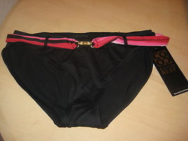 Coco Reef XL New Womens Black Pink Belt Bathing Suit Bikini Bottoms  - £46.68 GBP