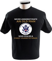 Never Underestimate An Old Man Veteran Of The United States Us Coast Guard Coast - £13.54 GBP+