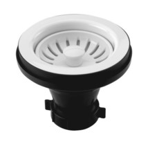 Brasstech 123 Large Polypropylene Basket Strainer with Nuts, White - $1,628.98 MXN