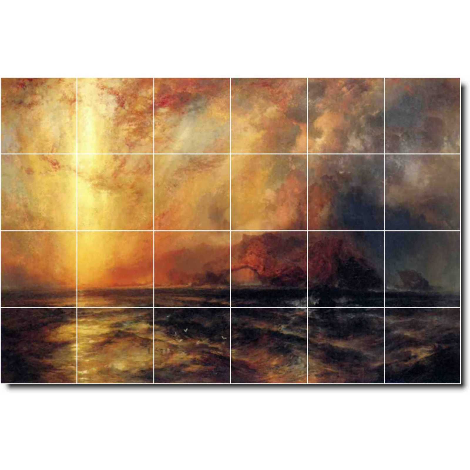 Moran thomas fiercely the red sun descending burned his way across the heavens