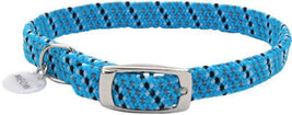 Coastal Pet ElastaCat Reflective Safety Collar with Charm - Blue Black - £4.73 GBP