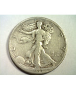 1933-S WALKING LIBERTY HALF VERY FINE+ VF+ NICE ORIGINAL COIN FROM BOBS ... - $44.00