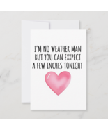 Beesonpage | Naughty Weatherman Card, Funny Adult Humor for Him/Her - $23.15 CAD