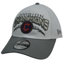 Cleveland Indians New Era 9FORTY MLB Division Champs 2T White &amp; Gray Hat OSFM - £16.39 GBP