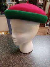 Vtg  Mohn Brothers Berkshire Red Green Wool Hat - $34.64