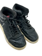 ALL Black Nike Court Vision MID Men US Shoe Size 7 Red Sole CD5466 Baske... - £13.81 GBP