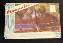 Vintage Postcard Folder Book Souvenir Attraction Acapulco - £10.03 GBP