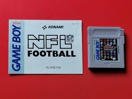 NFL Football Game Boy Original Authentic Nintendo GB with Manual Works - £7.36 GBP