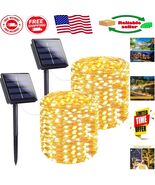 Versatile 144FT Solar String Lights for Outdoors - 8 Lighting Modes &amp; Me... - $51.74 CAD