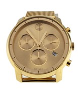 Movado Bold Men&#39;s Gold-Plated Chronograph Quartz Watch MB.01.1.34.6215 - £284.89 GBP