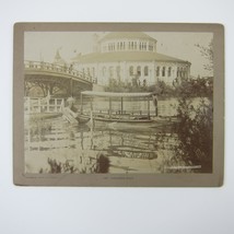 1893 Chicago Worlds Fair Columbian Expo Cabinet Photo Japanese Boat Arnold RARE - £114.34 GBP