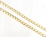 22&quot; Men&#39;s Chain 10kt Yellow and White Gold 384799 - £1,054.74 GBP