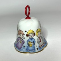 Freiberger Porzellan Sachsen Porcelain Christmas Bell Children&#39;s Choir - $147.62 MXN