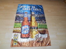 2007 MILLER LITE DRAFT BEER ADVERTISING STORE BANNER FLAG DISPLAY WORLD ... - $49.49