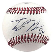 Taylor Hearn Kansas City Royals Signed Baseball Texas Rangers Autograph ... - $76.81