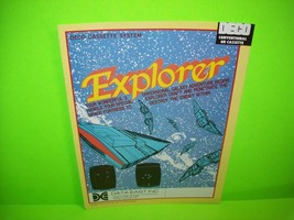 Explorer Deco Cassette 1982 Video Arcade Game Promo Sales Flyer - £12.33 GBP
