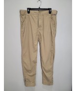 Simms Pants Large 38x29 Tan Brown Hiking Nylon Fishing Camping  Comfort ... - $28.45