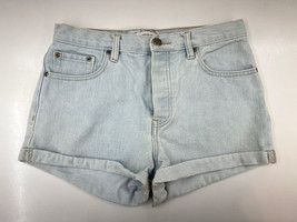 Womens Forever 21 Shorts Size 27 Light Denim Jean - £7.31 GBP