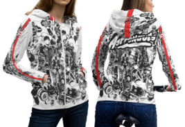 Dead Astronauts  3D Print Zipper Hoodie Sweatshirt For Women - £39.00 GBP