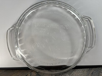 Vintage Fire King Commemorative 50 Year Deep Dish Pie 9" Plate Anchor Hocking Item image 4