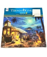 Thomas Kinkade 1000 Piece Puzzle The Nativity New Sealed - £11.32 GBP