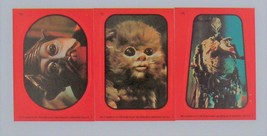 3 Return of the Jedi Stickers Topps Red Border #14,#15,#16 - £1.54 GBP