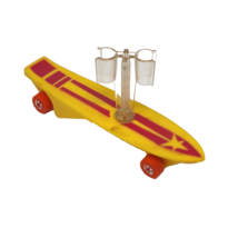 Vintage 1978 Mattel Super Teen Skipper Doll # 2756 Plastic Yellow Skateboard - £13.75 GBP