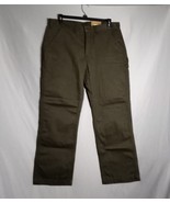Carhartt Relaxed Fit Men&#39;s Washed Twill Dungaree Olive Carpenter Pants 3... - £30.50 GBP