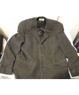 BARRINGTON MEN&#39;S WOOL DARK GRAY COLD WINTER 3 BUTTON FORMAL COAT JACKET 40R - $46.32 CAD