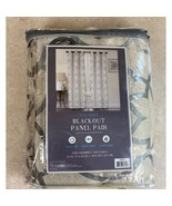 Palladian 2 Blackout Grommet Panel Pair Gray 76&quot;x 84&quot; NEW - $445.21 MXN
