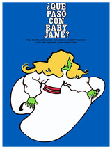 Que paso con baby jane? blue Film POSTER.Graphic Design.Wall Art Decorat... - $13.86+