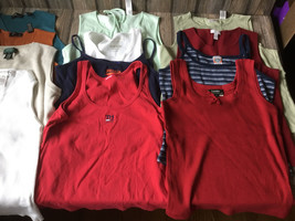 Lot of 12 Womens Sleeveless Top Shirts Variety Brands Great condition - £25.40 GBP