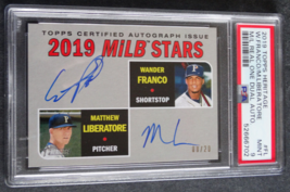 Authenticity Guarantee 
2019 Topps Heritage Wander Franco Liberatore Real One... - £1,567.28 GBP
