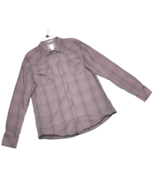 Buckle BKE Western Slim Fit Shirt Mens Gray Pearl Snap Cowboy Rockabilly... - €16,97 EUR