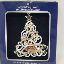 Regent Square Collectible 2020 Christmas Tree Ornament w/ Fine European Crystals - £8.54 GBP