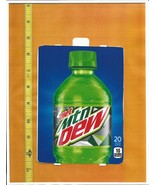 HVV Size Mountain Dew DIET 20 oz BOTTLE Soda Vending Machine Flavor Strip - $4.10 CAD