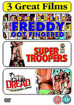 Club Dread/Super Troopers/Freddy Got Fingered DVD (2007) Bill Paxton, Pre-Owned  - £14.87 GBP