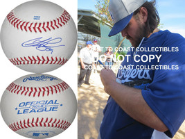 Chris Perez Cleveland Indians LA Dodgers signed autographed baseball COA proof - £42.58 GBP
