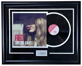 Taylor Swift Encadré Rouge Vinyle Record W / Laser Gravé Signature - £139.23 GBP